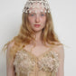 BEIGE PEARLS HEADPIECE