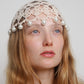 BEIGE PEARLS HEADPIECE