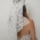 White lace headpiece