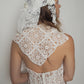 White lace headpiece