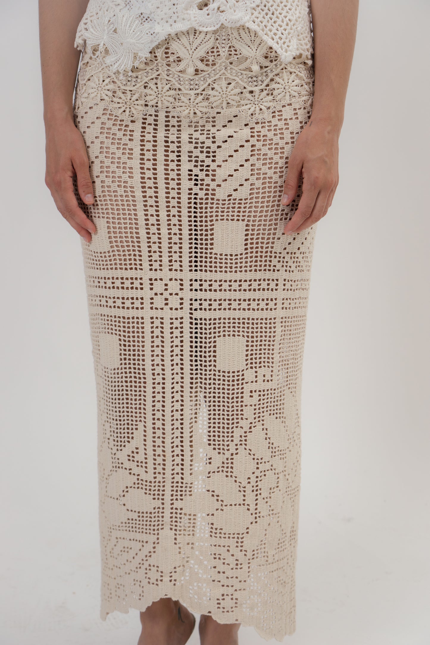 LONG CROCHET SKIRT