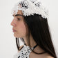 Butterfly crochet detail headpiece