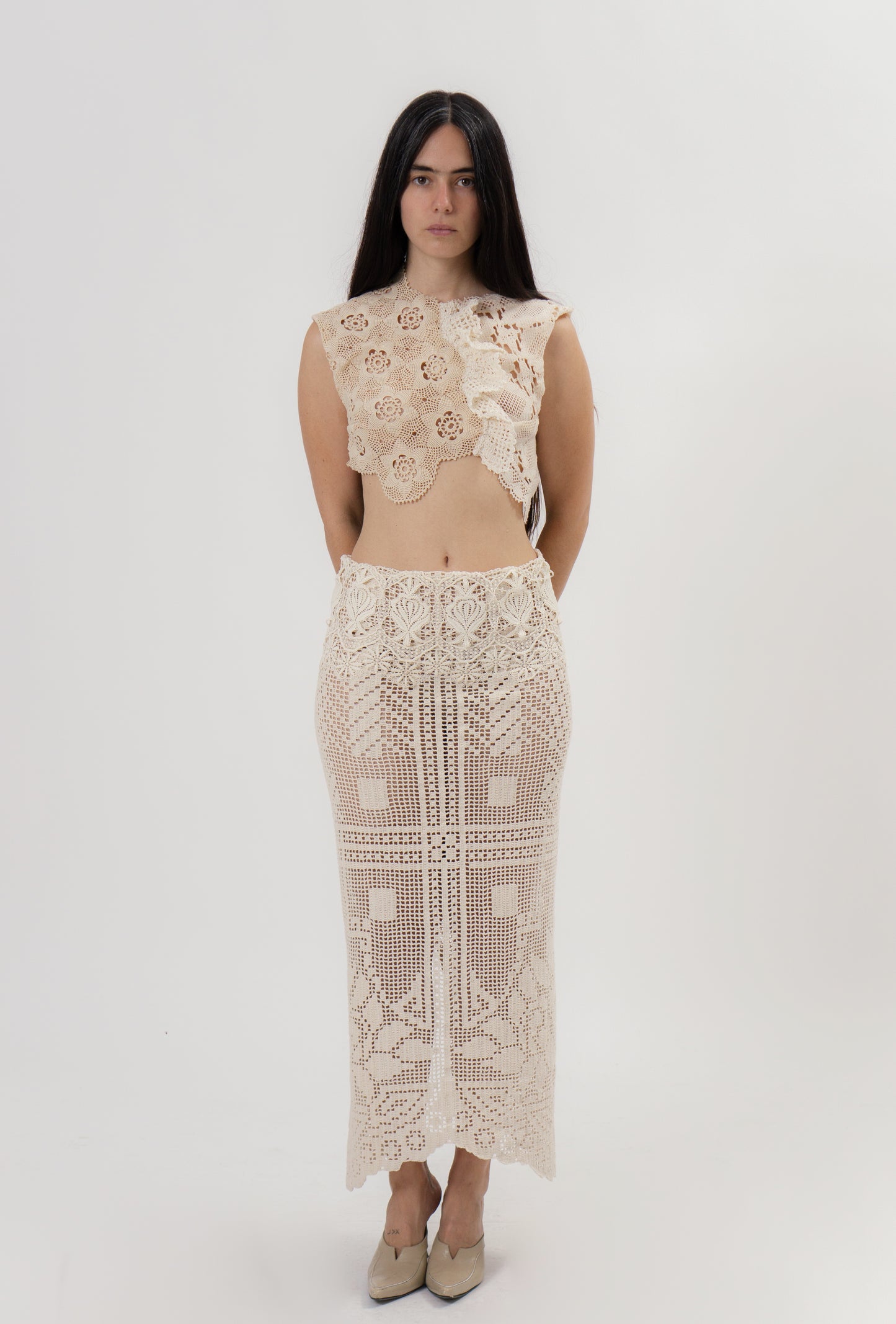 LONG CROCHET SKIRT